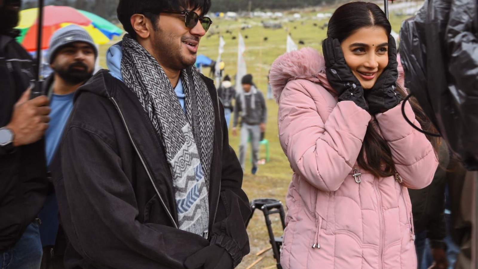 Dulquer Salmaan and Pooja Hegde’s #DQ41 wraps a schedule; Stills out!