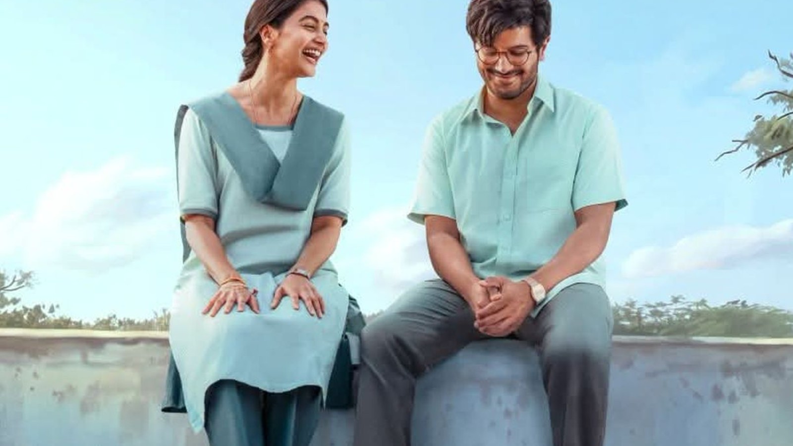 DQ41 title: Dulquer Salmaan-Pooja Hegde film is Sri Sri; first-look poster hints at a youthful romance