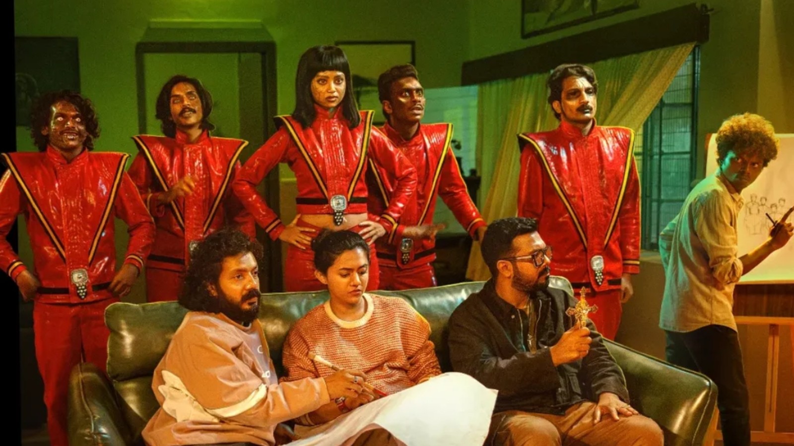 Karakkam Movie Review: Sreenath Bhasi’s film is a passable horror comedy with a few loose ends among the chaos